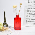 Tall Square Perfume Aroma Glass Diffuser Bottle